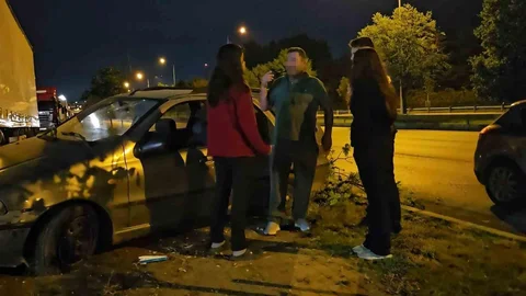 Bursa'da Trafik Kazası Sonrası Suçlaşma Yaşandı