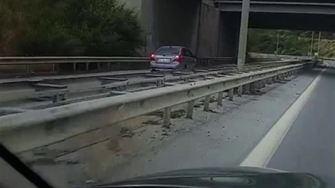 Hatay'da Ters Şeritte Araç İlerlemesi