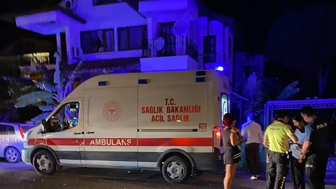 Ayvalık'ta Motosiklet Kazası