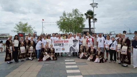 Samsun'da Ata'ya Saygı Koşusu Düzenlendi