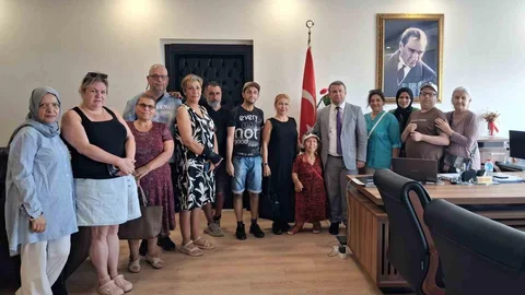 Ayvalık'ta Engelli Derneğinden Ziyaret