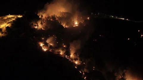 Adıyaman'da Orman Yangını Devam Ediyor
