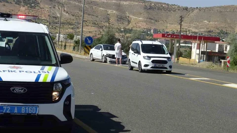 Gercüş Çevre Yolunda Trafik Kazası