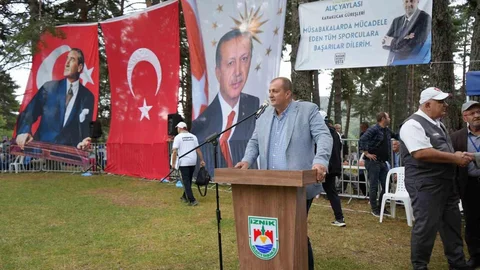 Alıç Yaylası'nda Güreş Mücadelesi