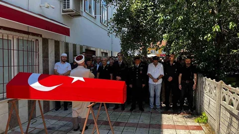 Bolu'da Kıbrıs Gazisi Uğurlandı