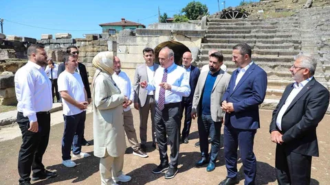 Düzce'de Sayan Kaya'nın Ziyareti