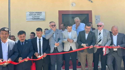 Küçükdurduran Köyü’nde Taziye Evi Açıldı