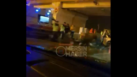 Mersin Gişelerinde Feci Kaza, 1 Kişi Hayatını Kaybetti