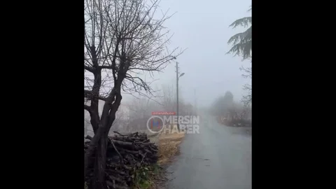 Mersin'de Yoğun Sis Nedeniyle Görüş Mesafesi Sıfırlandı