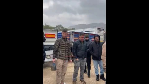 Mersin Silifke'de Nakliyeciler Protesto Düzenledi