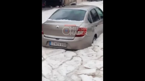 Silifke'de Dolu Yağışı Etkisi