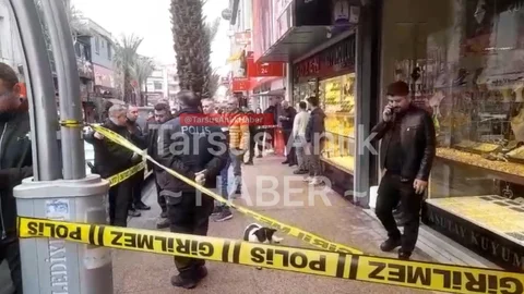 Mersin Tarsus'ta Altın Soygunu Kameralara Yansıdı
