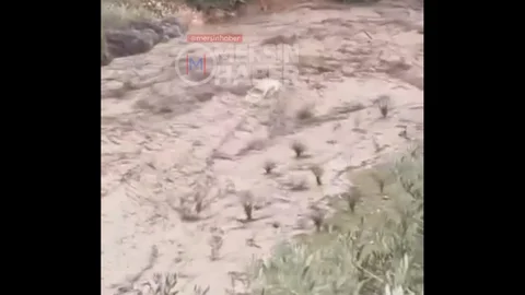 Mezitli’de Sel: Araç Sulara Kapıldı ve Gözden Kayboldu