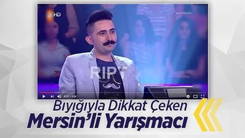 Milyonerde Bıyığıyla Dikkat Çeken Mersinli Yarışmacı