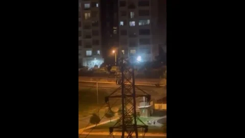 Gece Yarısı Kendi Kendine Yuvarlanan Lastik Görüntülendi