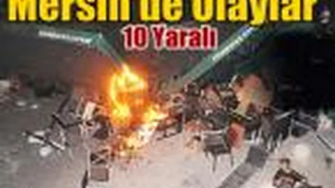 Mersin Forum'da Olaylar 10 Yaralı