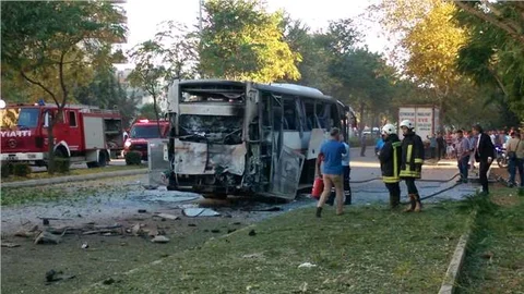 Patlama Yerinden İlk Görüntüler Bir Amatör Kamera Çekildi
