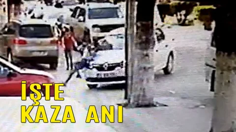 Tarsus'ta Otomobilin Çarptığı Yaya 2 Aracın Arasında Kaldı