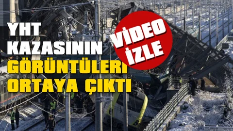 Ankara'daki Tren Kazasının Görüntüleri Yayınlandı! Kaza Anı Videosu