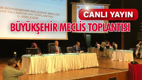 Canlı Yayın: Mersin Büyükşehir Belediyesi Meclis Toplantısı 1. BÖLÜM