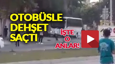 Mersin'de Dehşete Düşüren Görüntüler: Otobüsle Kebapçı Dükkanını Bu Hale Getirdi