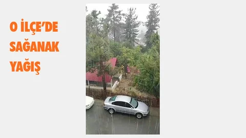 Mersin Çamlıyayla'da Sağanak Yağış (Canlı Yayın)