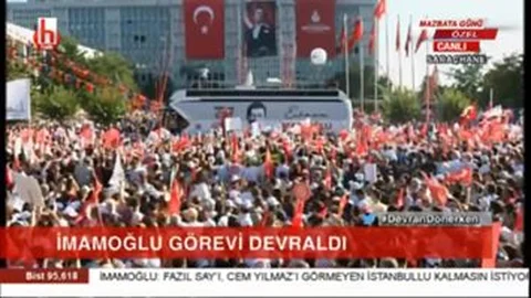 CANLI YAYIN: İmamoğlu Görevi Devraldı