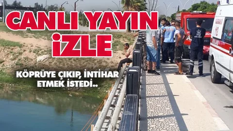 Mersin'de İntihar Girişimi - Canlı Yayın