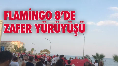 Flamingo 8'de 30 Ağustos Zafer Yürüyüşü