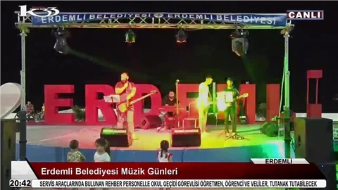 Erdemli'de Konser! Erdemli Belediyesi Müzik Günleri
