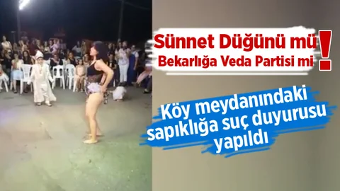 Sünnet Düğünündeki Erotik Dansa Suç Duyurusu