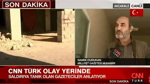 Son Dakika! Akçakale'de Gazetecilerin Kaldığı Otele Hava Topu Atıldı CANLI YAYIN