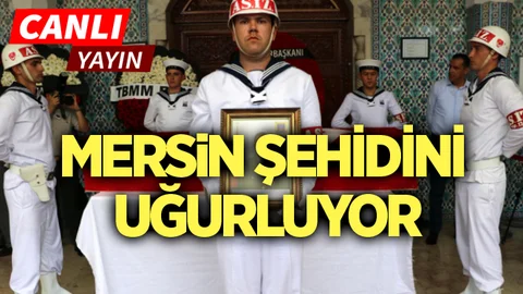 Mersin Şehidini Uğurluyor -Canlı Yayın-
