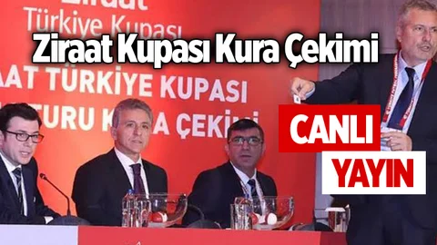 Ziraat Türkiye Kupası Kura Çekimi CANLI YAYINI