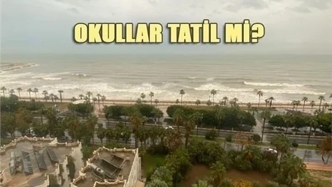Mersin'de Okullar Tatil Mi?