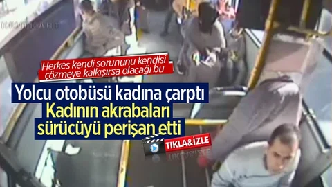 Mersin'de Yolcu Otobüsü Şoförüne 'cep Telefonu' Dayağı!