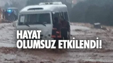 Yağmur ve Fırtına Hayatı Olumsuz Etkiledi