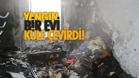 Mersin’de 7 Katlı Apartmanın 5.Katında Yangın Çıktı