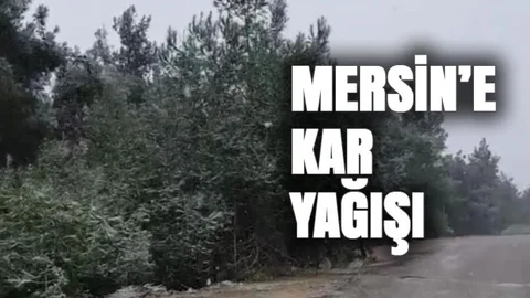 Mersin’de Kar Yağışı