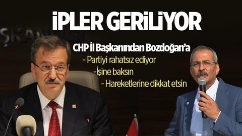 CHP Mersin İl Başkanı Adil Aktay: "Haluk Bozdoğan İşine Baksın"