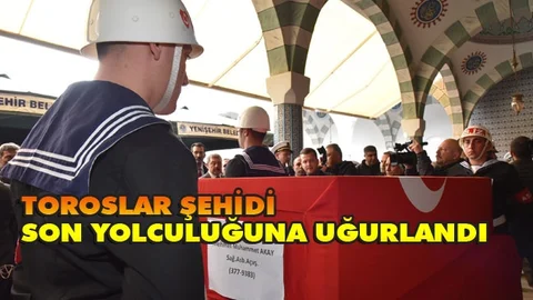 Toroslar Şehidi Son Yolculuğuna Uğurlandı