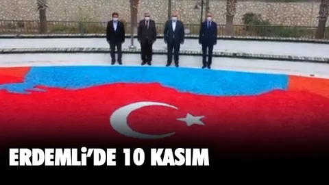 Erdemli'de 10 kasım