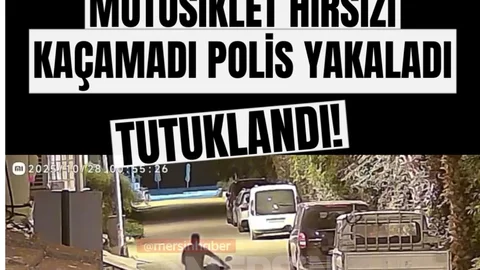 Hırsız Polis Ekipleri Tarafından Yakalandı: Şahıs Tutuklandı