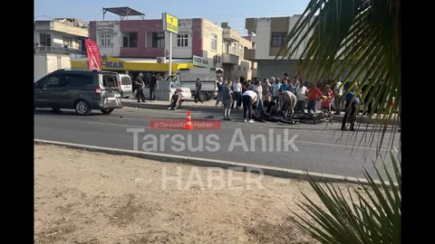 Mersin'de Motosiklet Kazası