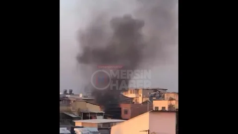 Mersin'de Ev Yangını Paniği