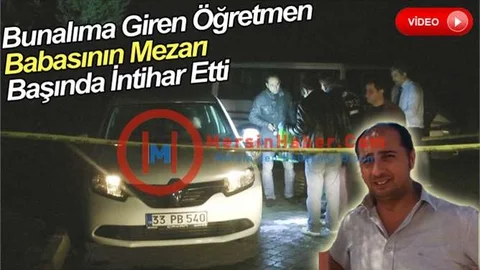 Tarsus'ta bir öğretmen mezarlıkta intihar etti