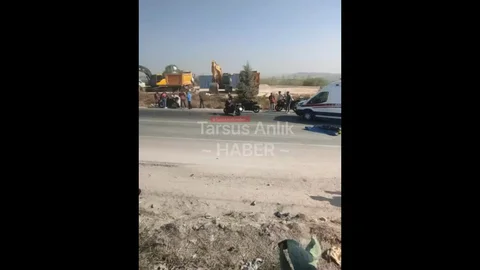 Tarsus'ta Motosiklet Kazası