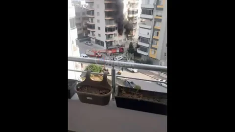 Erdemli'de Yangın Olayı