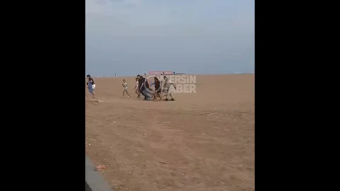 Mezitli Sahilinde Kalp Krizi Olayı