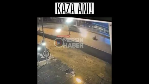 Mersin'de Motosiklet Kazası